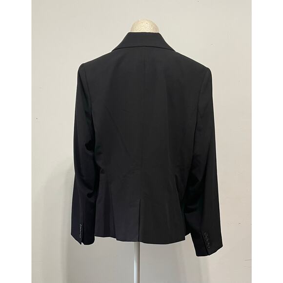Worthington black blazer sz 20w tailored workwear minimalist business casual - Picture 2 of 5